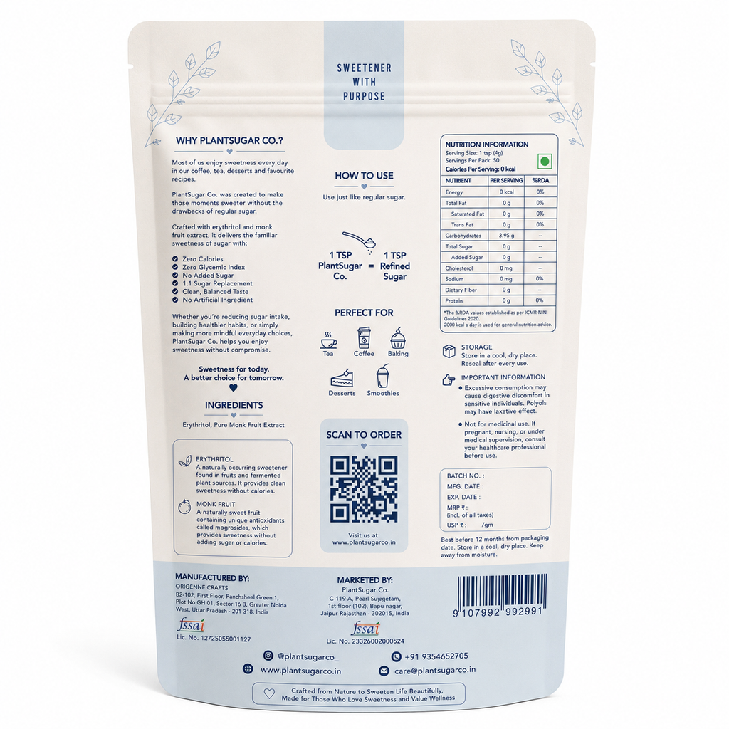 Monk Fruit Sweetener (200g)