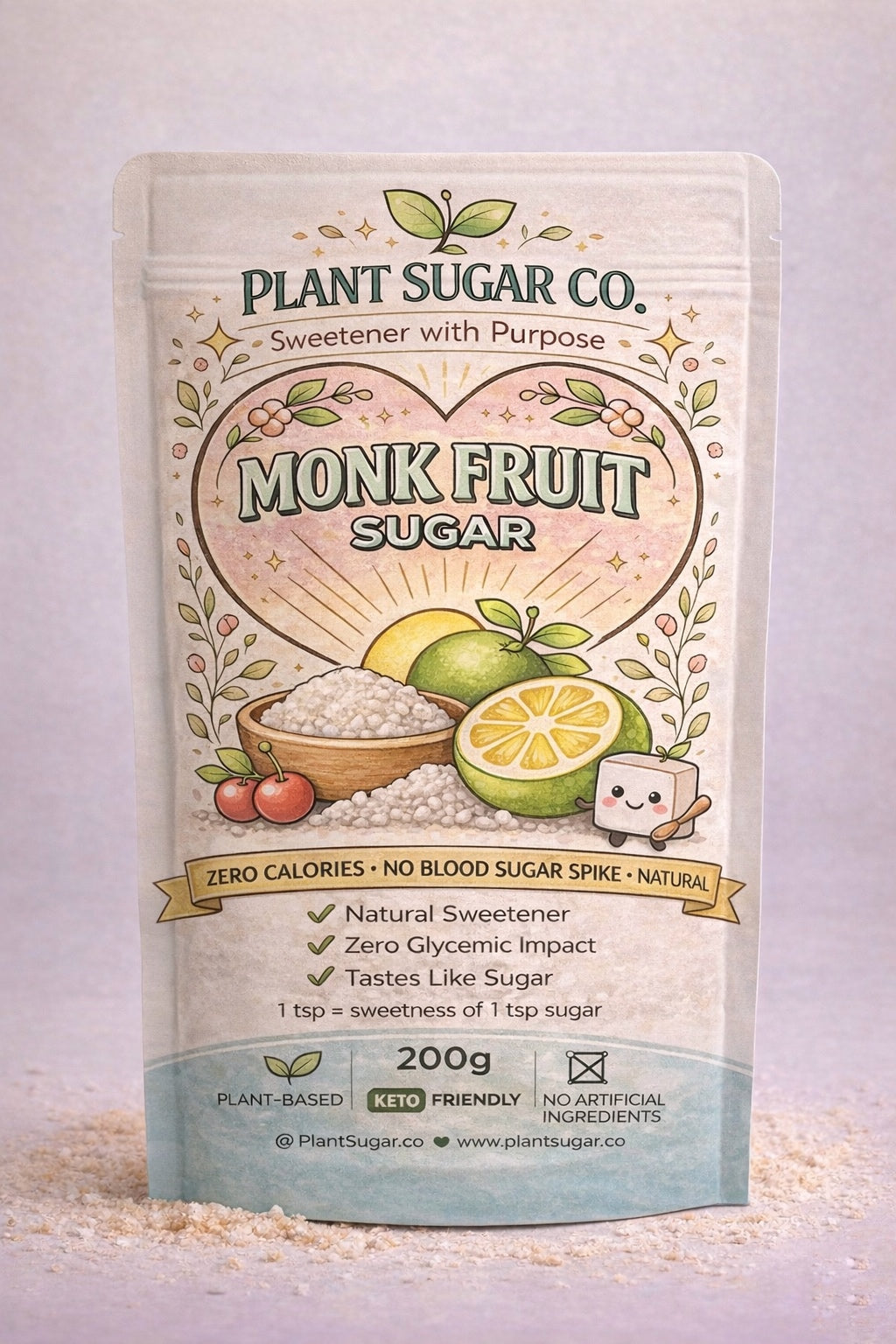 PlantSugar – Natural Zero Calorie Sweetener (200g)